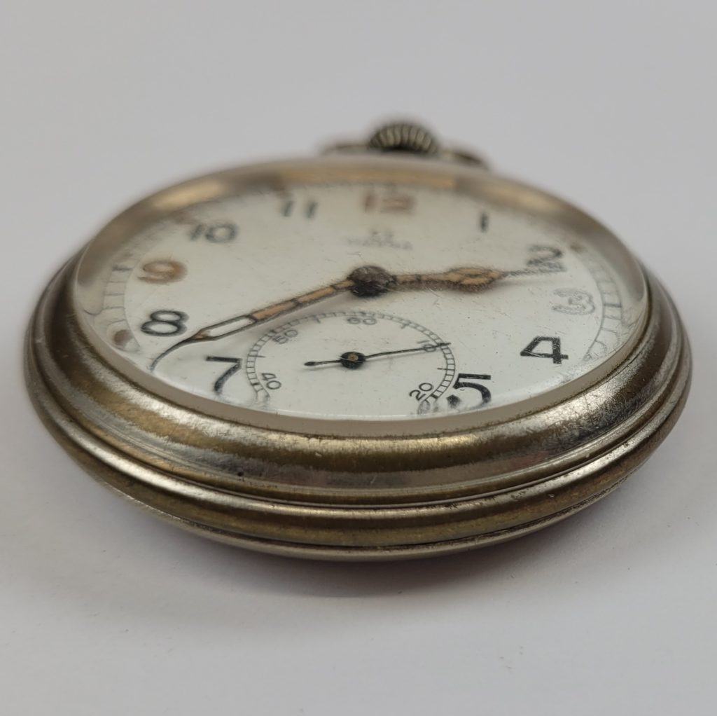 Ww Omega Gstp Officers Military Pocket Watch Sally Antiques