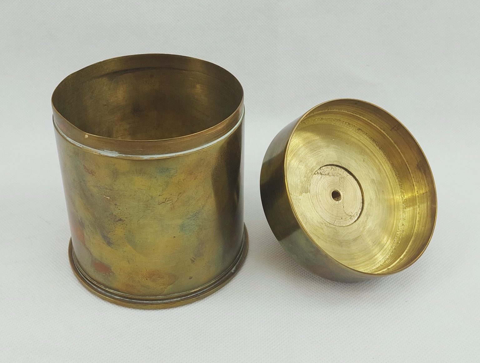 Trench Art Shell Case Converted To A Jar Sally Antiques