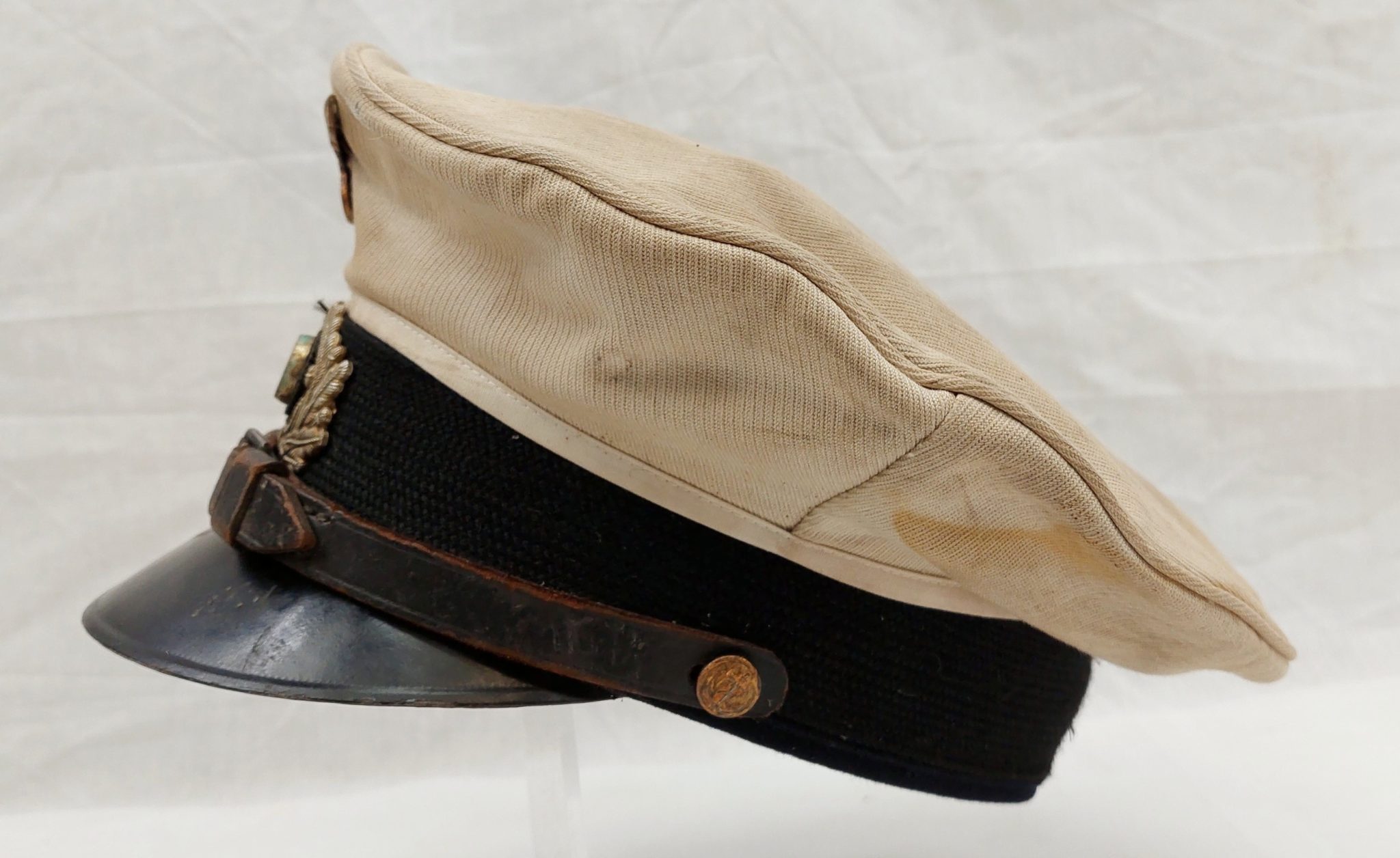 Ww German Kriegsmarine Officers Visor Cap By Albert Kempf Sally Antiques