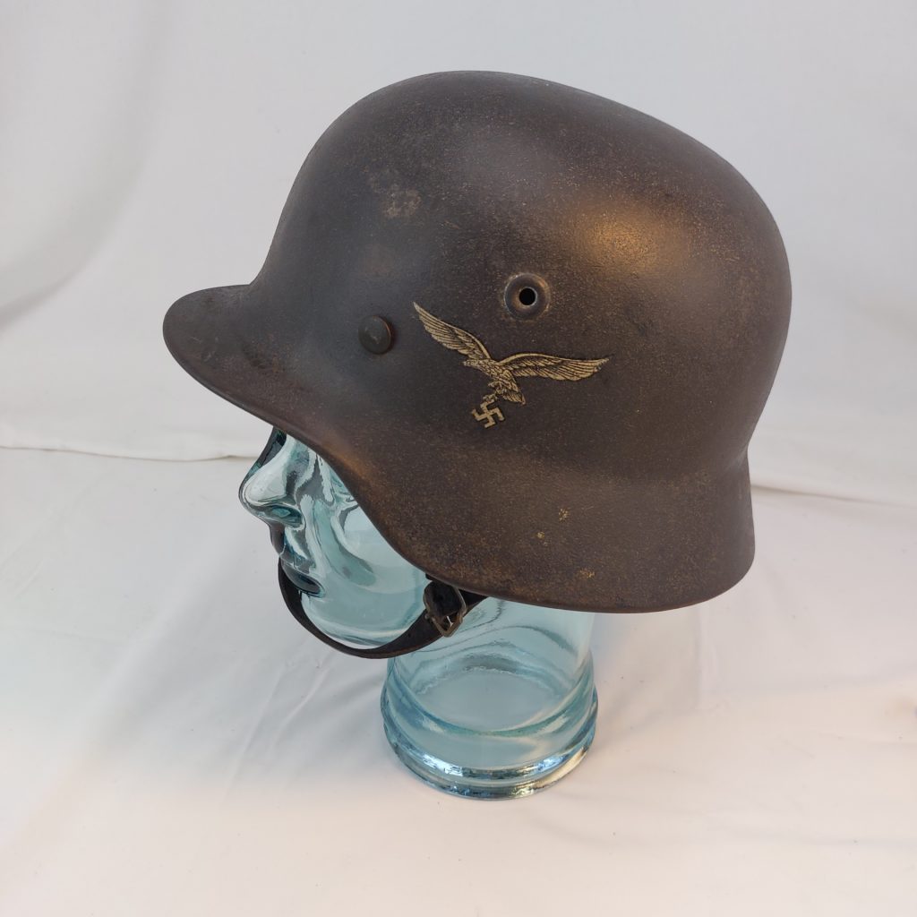 Ww German M Single Decal Original Luftwaffe Helmet Sally Antiques