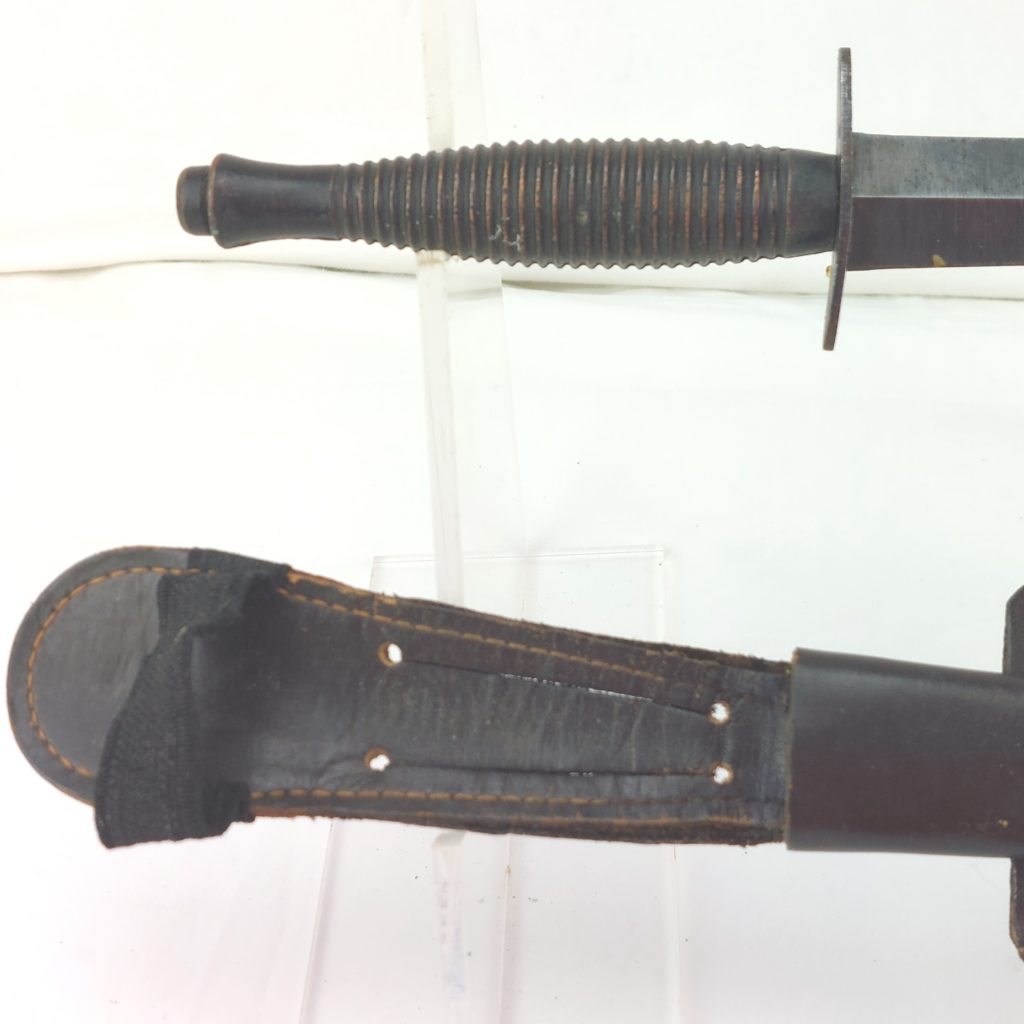 Fairbairn Sykes Commando Dagger Rd Pattern With Leather Scabbard