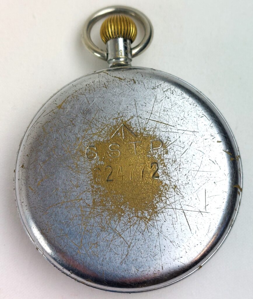 Ww British Military Gstp Pocket Watch Swiss Made By Helvetia