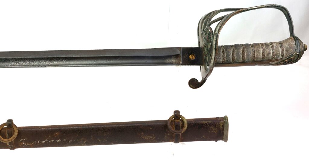 British Pattern Infantry Officers Sword Scabbard By Henry