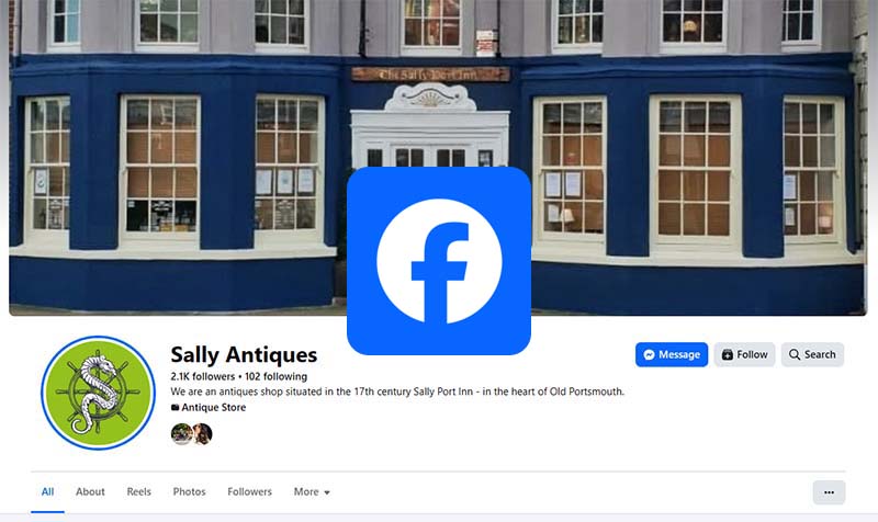 Sally Antiques on Facebook