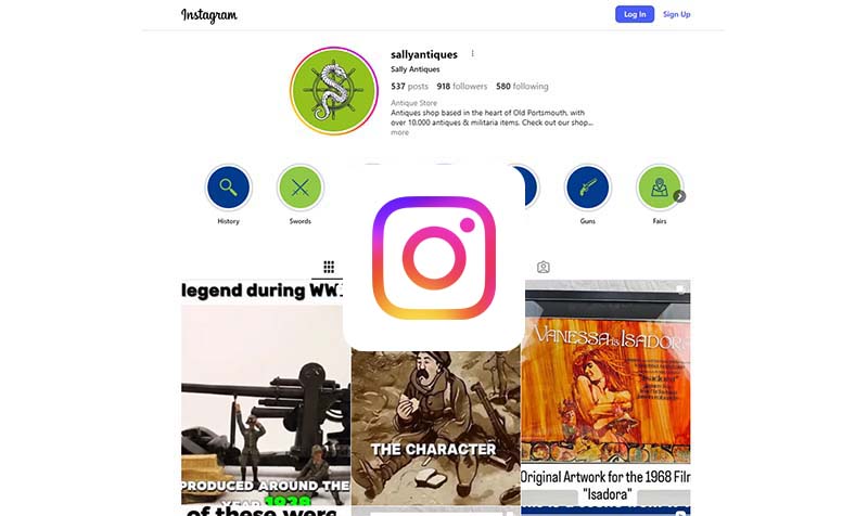 Sally Antiques on Instagram