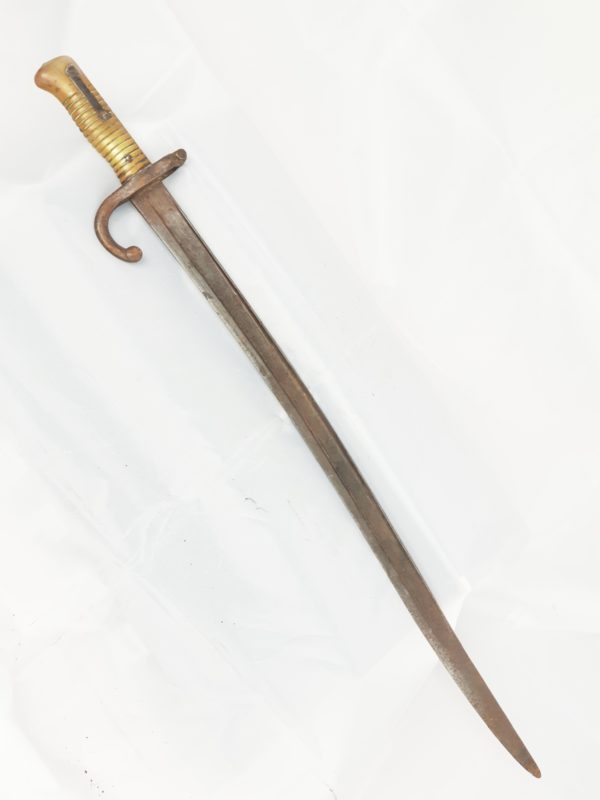 WW1 1907 Sanderson Sword Bayonet For The SMLE With Leather Scabbard ...