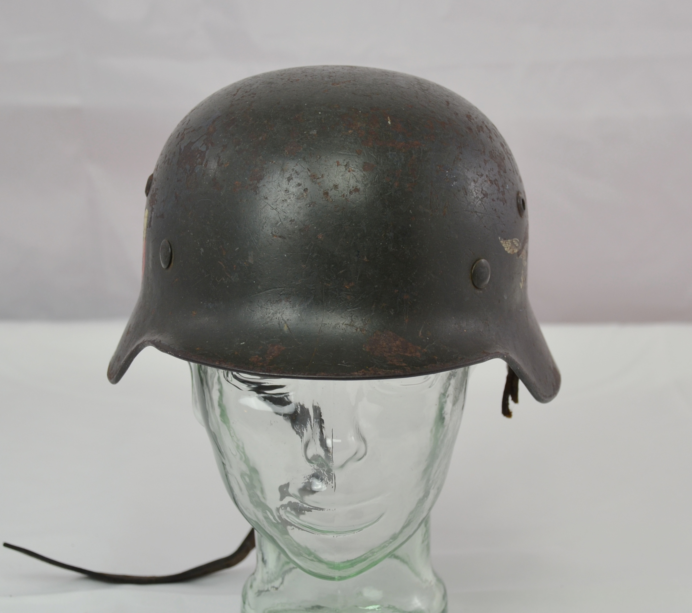 Original German M35 WW2 Luftwaffe Double Decal Helmet C1935 - Sally ...