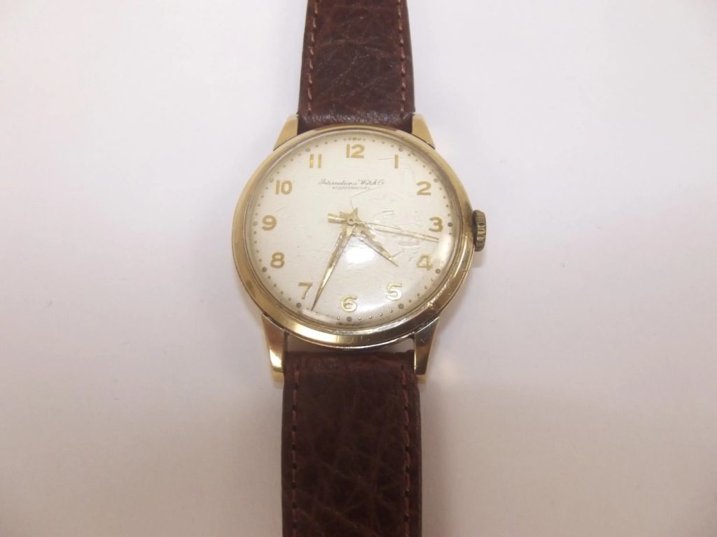 1950's Imperial Watch Company IWC 9ct Gold Calibre 89 Manual Wind Gents ...