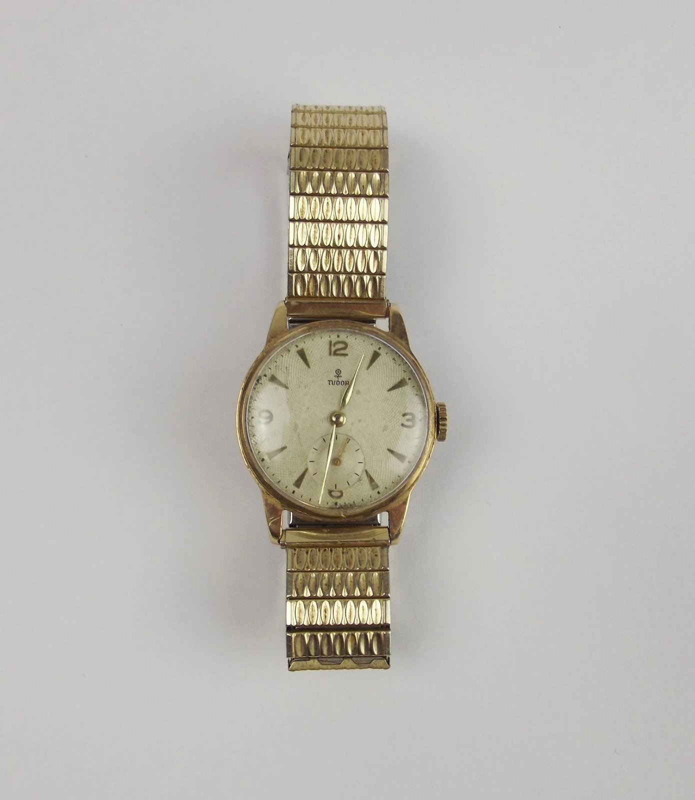 9ct Gold Rolex Tudor Wristwatch With Gold Plated Bracelet c1955 ...