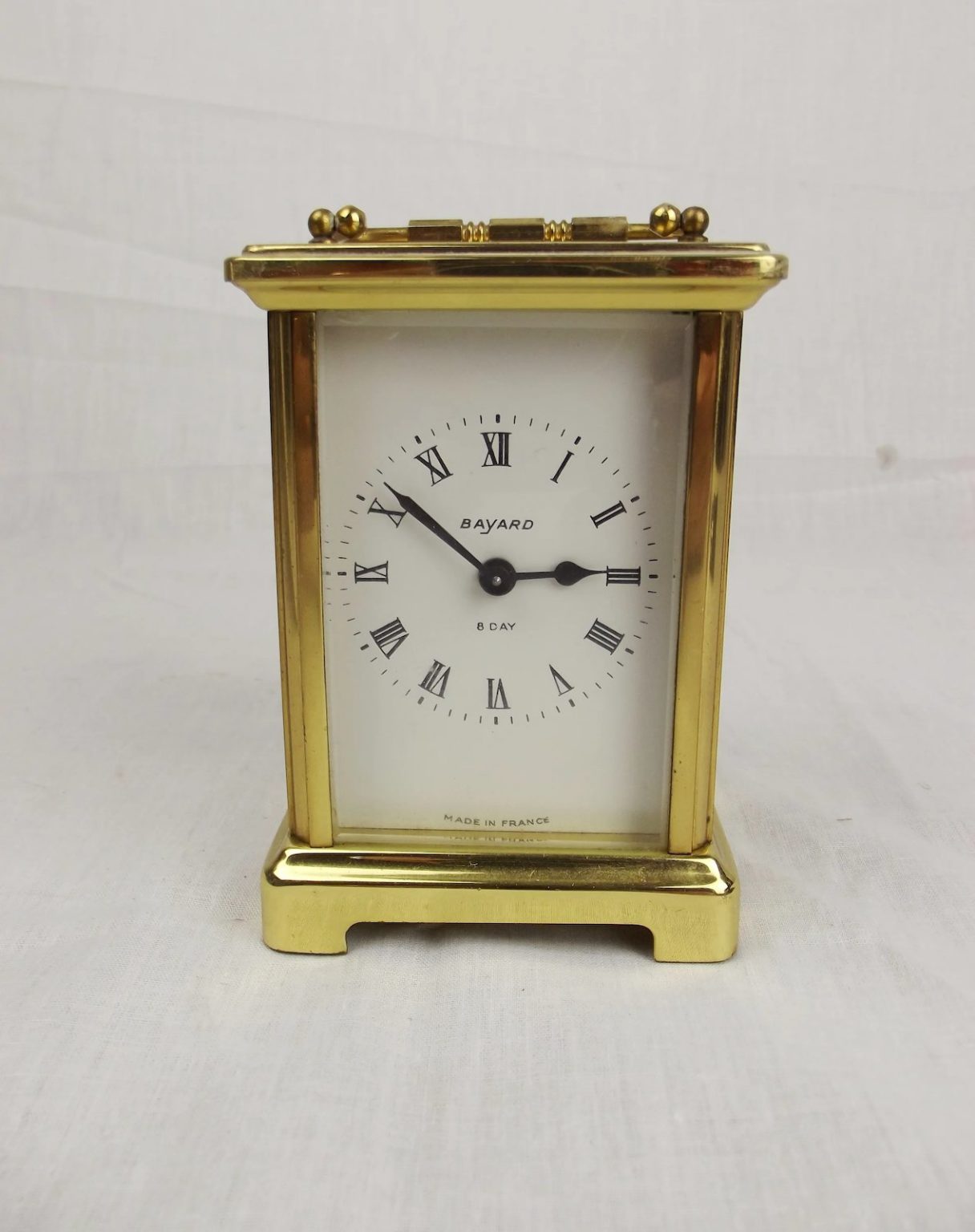 Bayard 8 Day Brass Migonette Carriage Clock - Sally Antiques