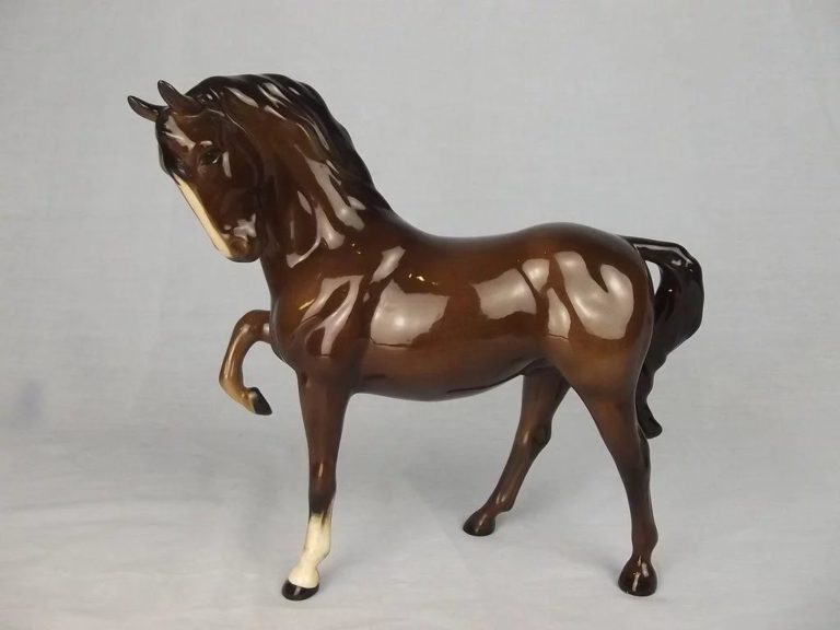 Beswick Porcelain Figure Of A Prancing Stallion Horse Model 1549 ...