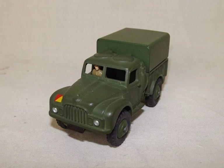 Boxed Dinky 641 - Army 1-ton Cargo Truck #4 - Sally Antiques