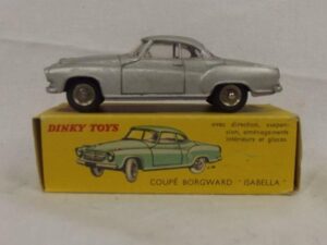 Boxed French Dinky Toys 549 Coupe Borgward Isebella