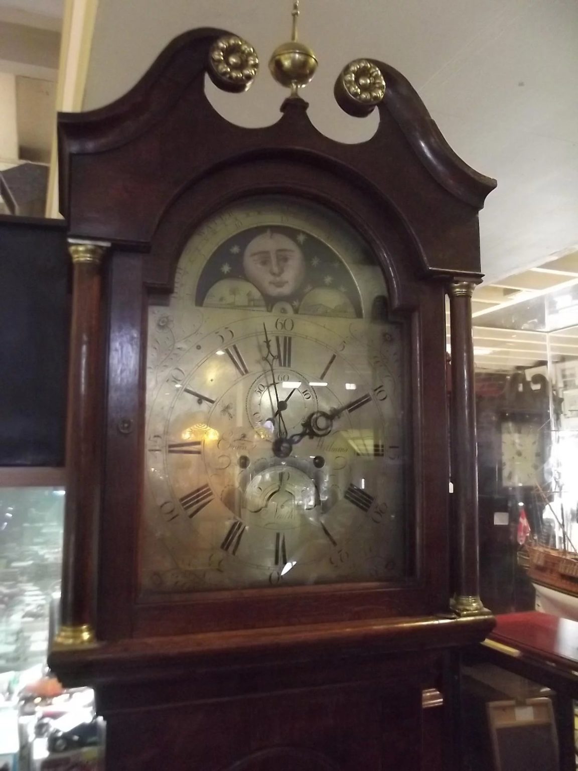 Circa 1790 Fine 8 Day Welsh Longcase Clock By Evan Williams Of Neath ...