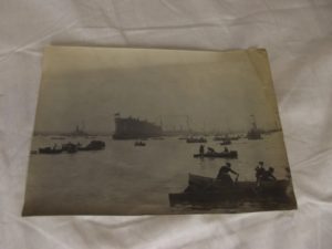 Circa 1900 Hand Signed Photograph Of The Artist William Lionel Wyllie In Portsmouth Harbour