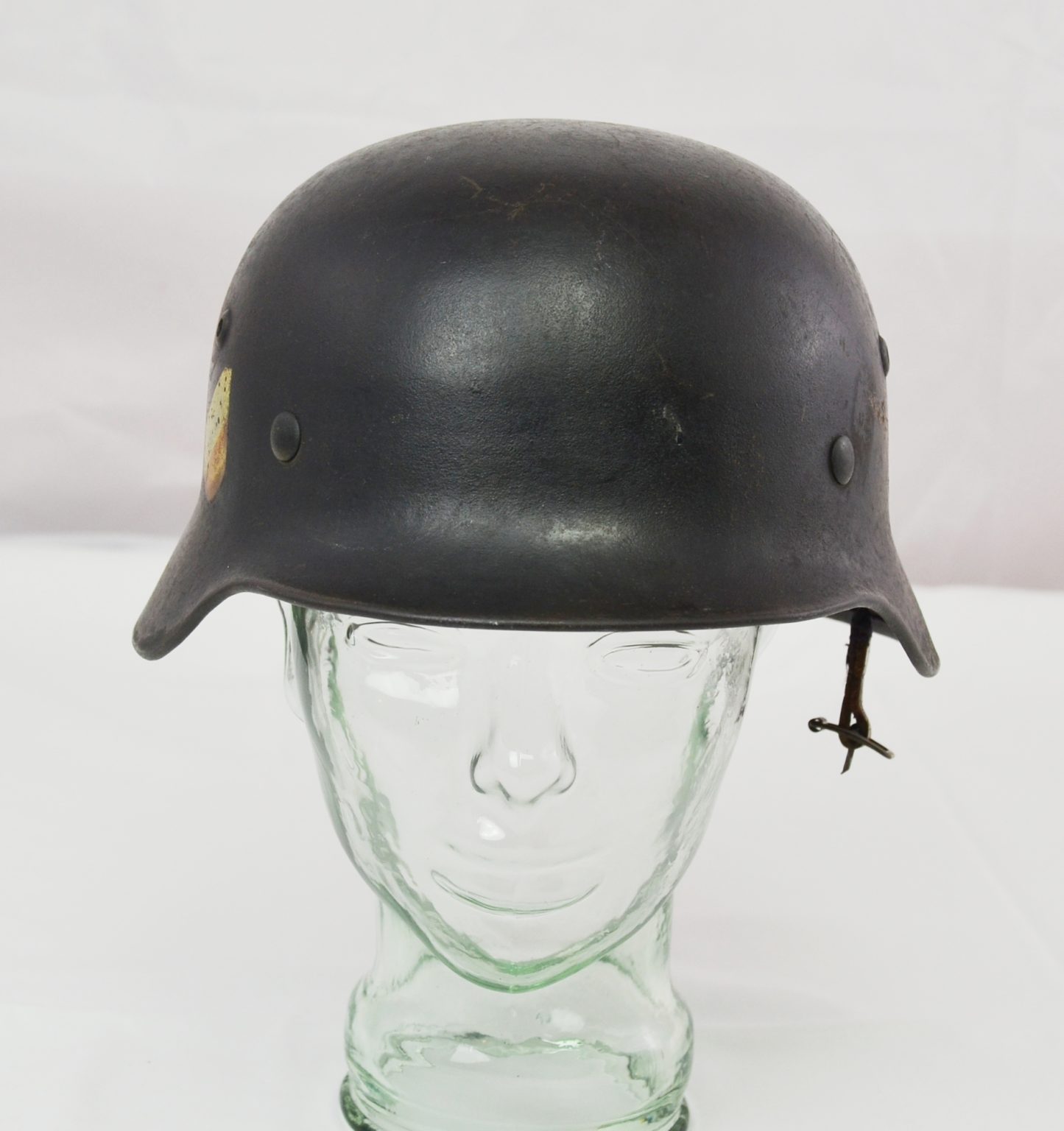 WW2 German Luftwaffe Original Double Decal M35 Helmet Unusual Large ...