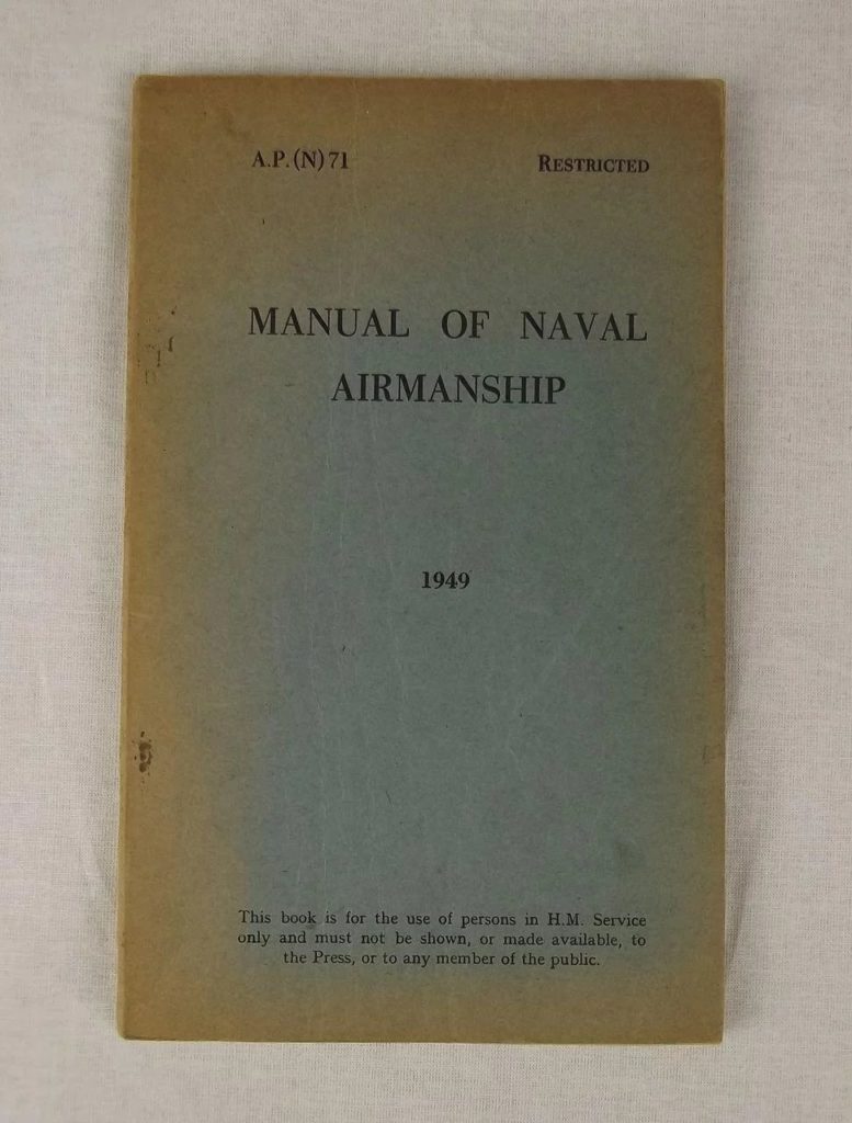 Manual of Naval Airmanship 1949 - Sally Antiques