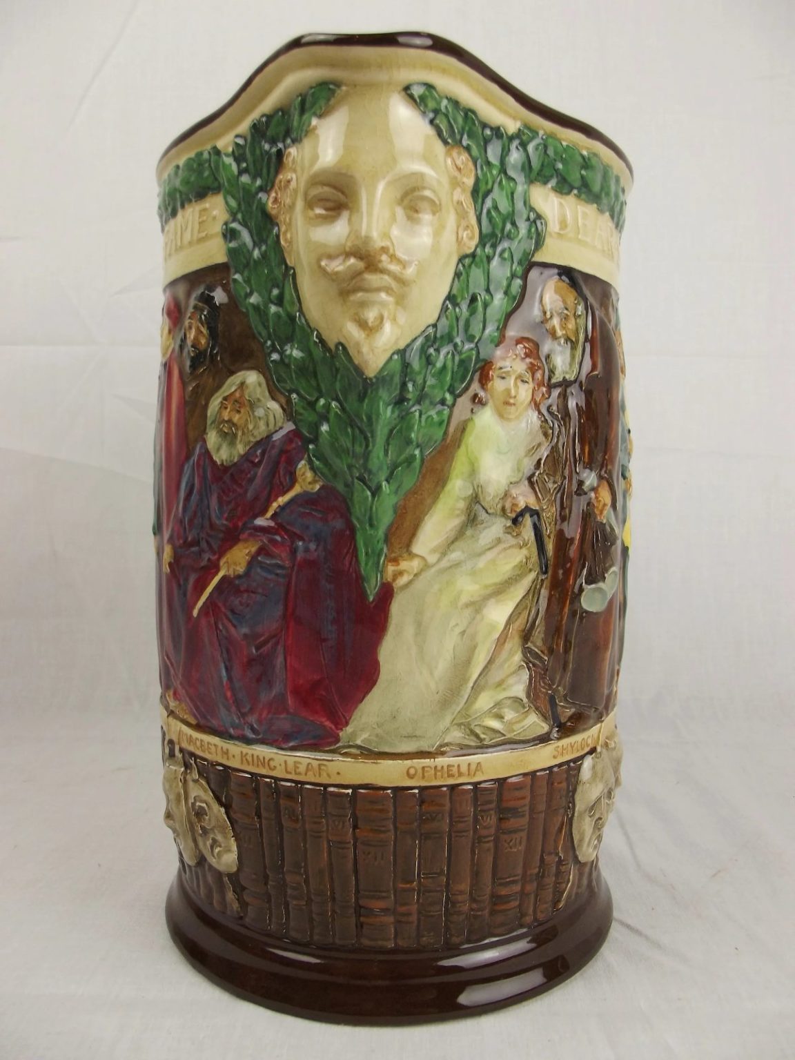 Royal Doulton Charles Noke Large Shakespeare Beer Jug - Sally Antiques