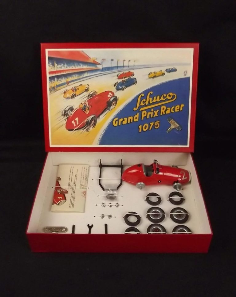 Schuco Grand Prix Racer 1075 - Reproduction Clockwork Racer ...