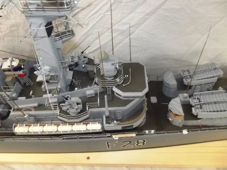 Scratch Built Leander Class Frigate Model HMS Cleopatra By Derek Head ...