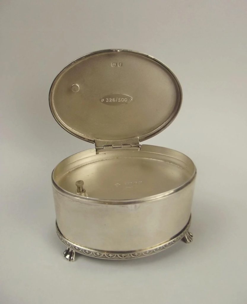 Sterling Silver Music Box by The St James Company c1979 - Ltd Ed. 326/ ...