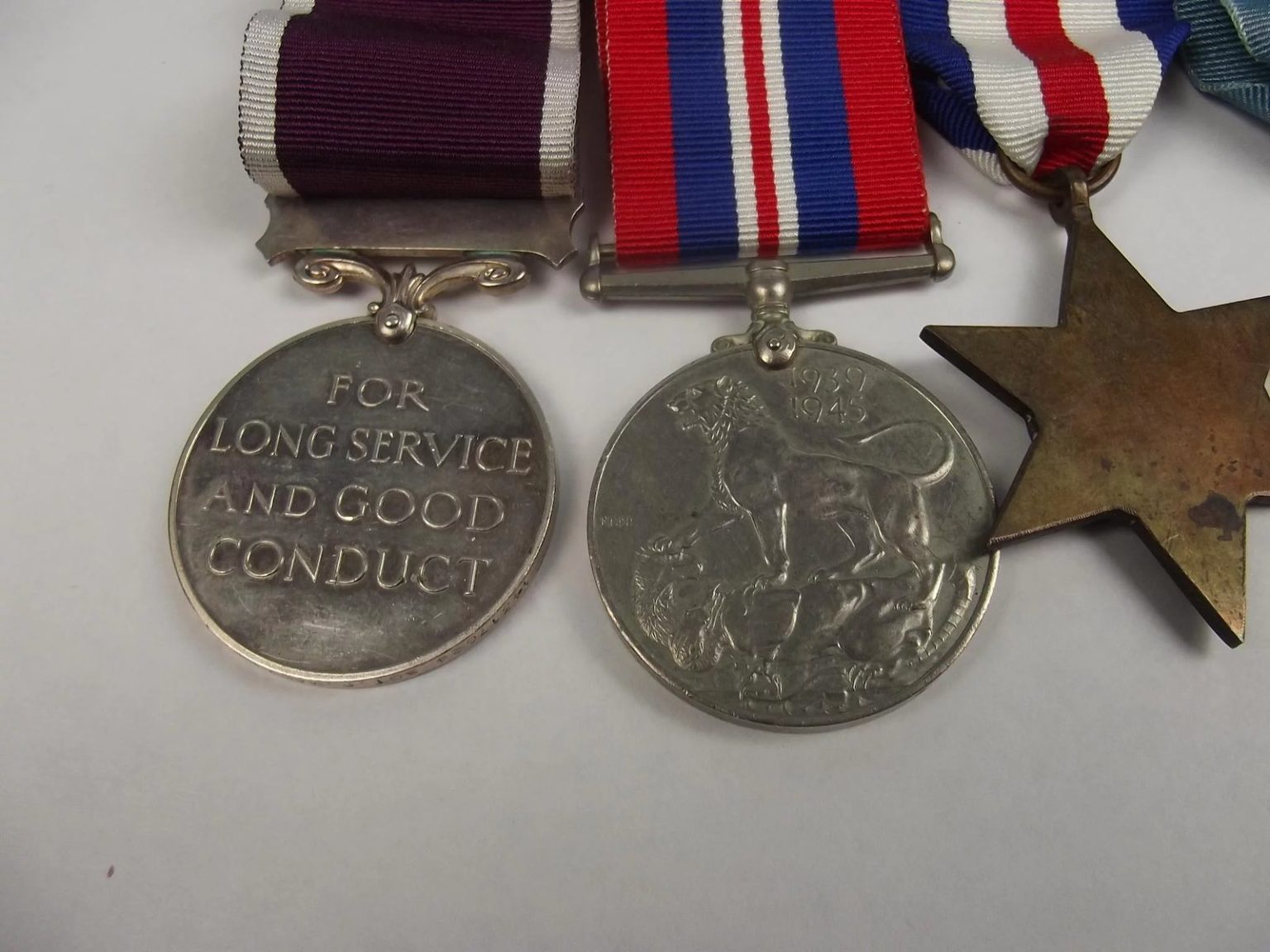 WW2 Medal Group Of Four Including QE2 LSGC Medal - Sally Antiques