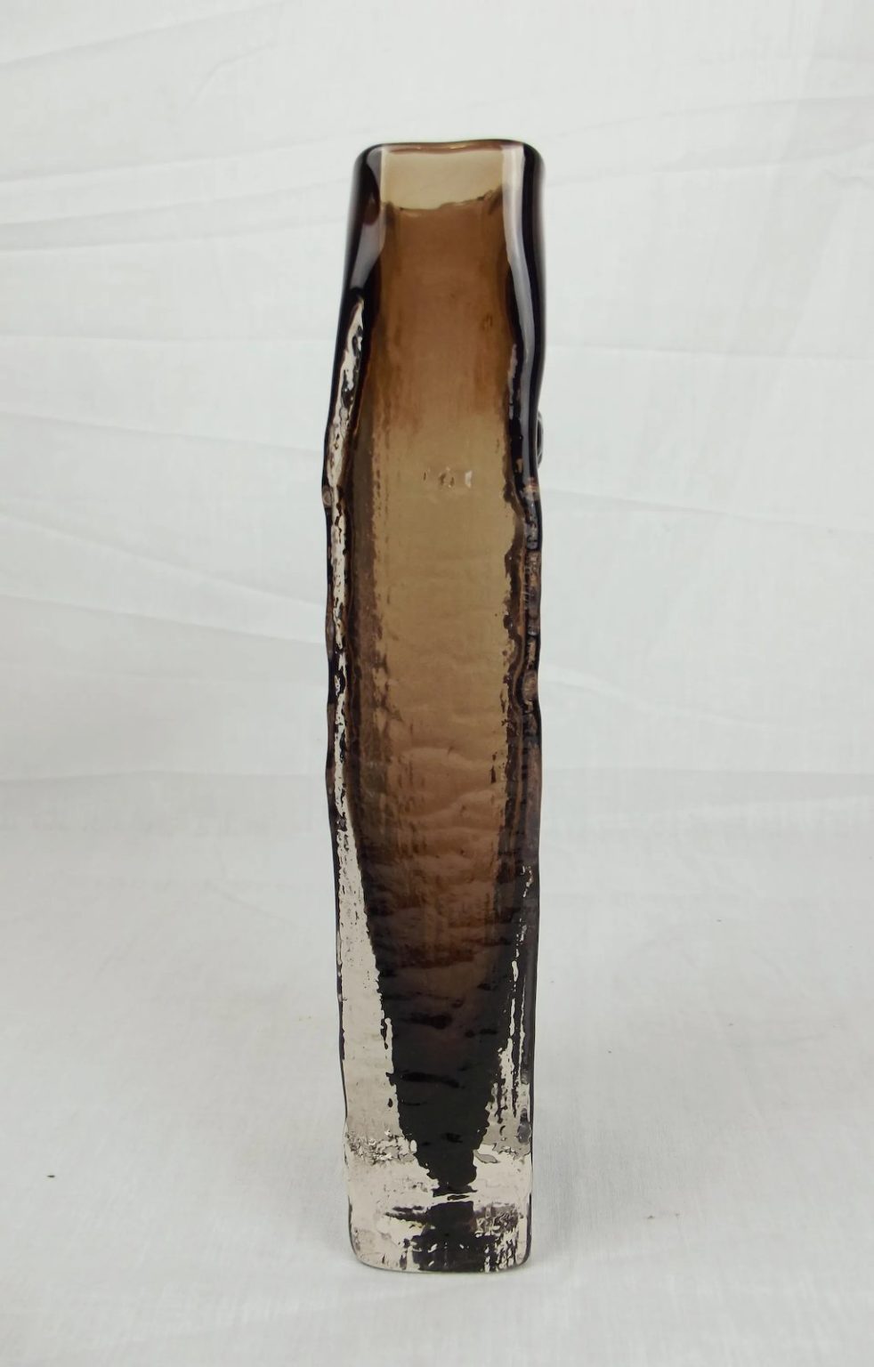 Whitefriars Cinnamon Totem Vase By Geoffrey Baxter c1960’s - Sally Antiques