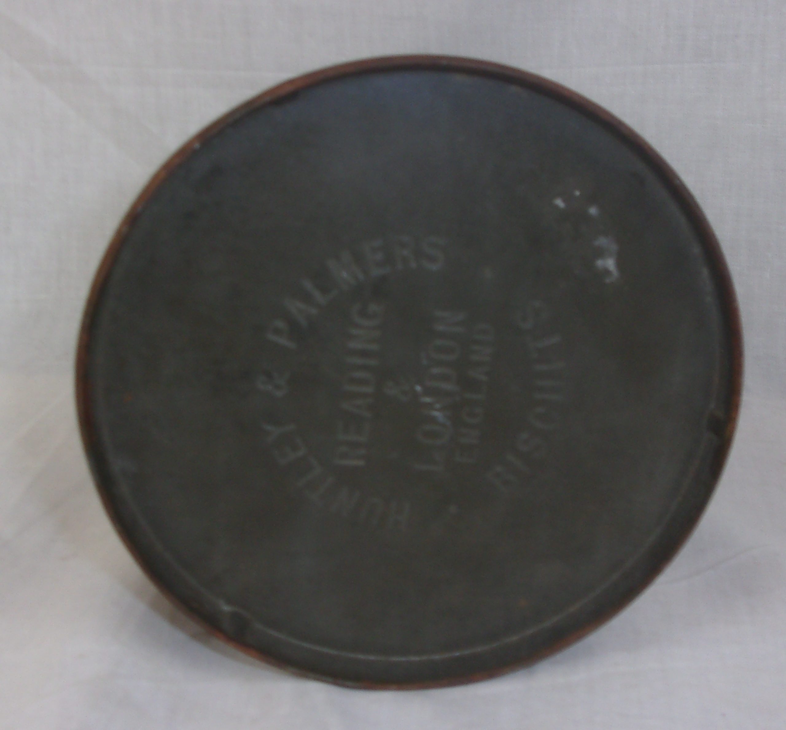 Circa 1911 Huntley And Palmers Painted Biscuit Tin In The Form Of