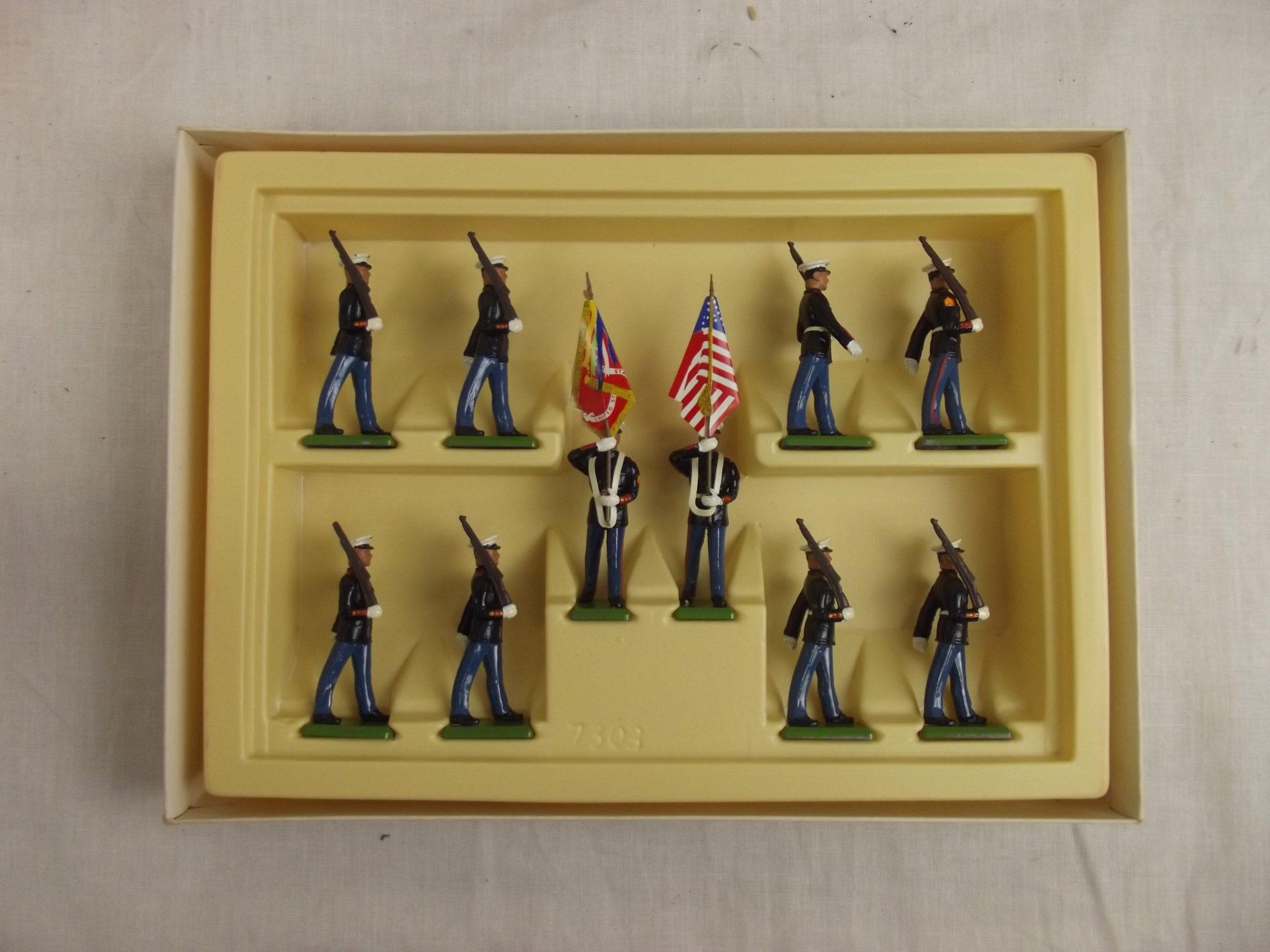 Britains Toy Soldiers U.S. Marine Corps Set 7303 - Sally Antiques