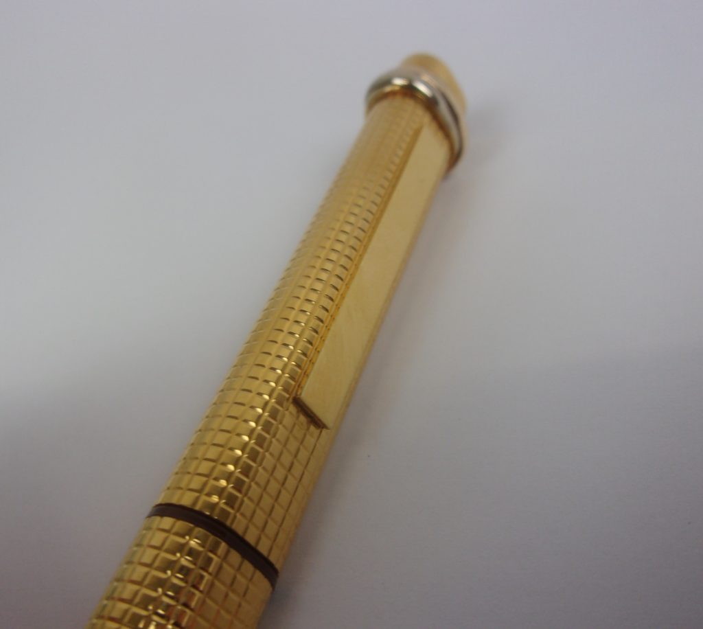 Les Must De Cartier Gold Plated Ballpoint Pen c1980’s - Sally Antiques