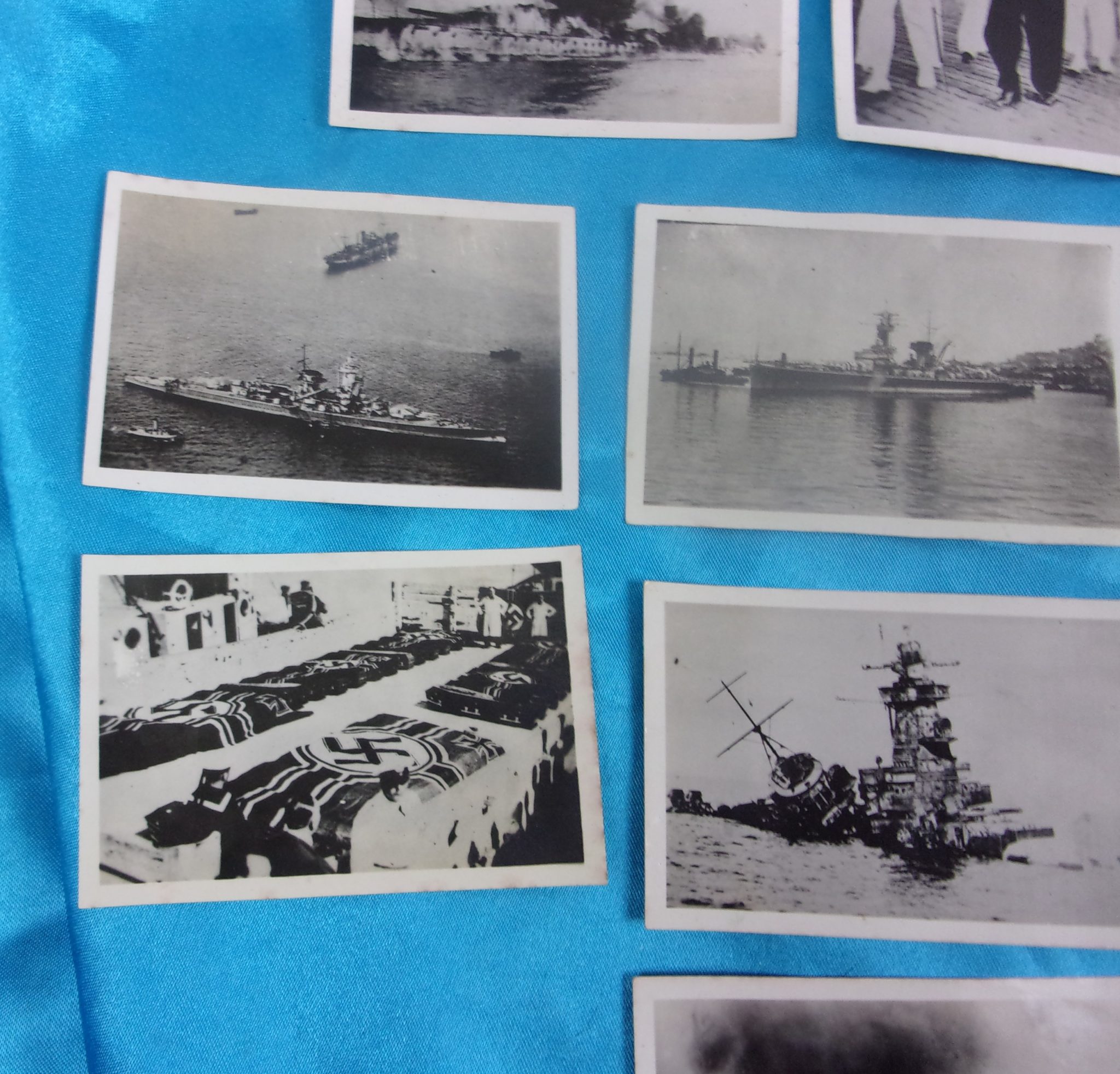 Collection Of Ten Original Photographs Relating To The Scuttling Of The German Pocket Battleship