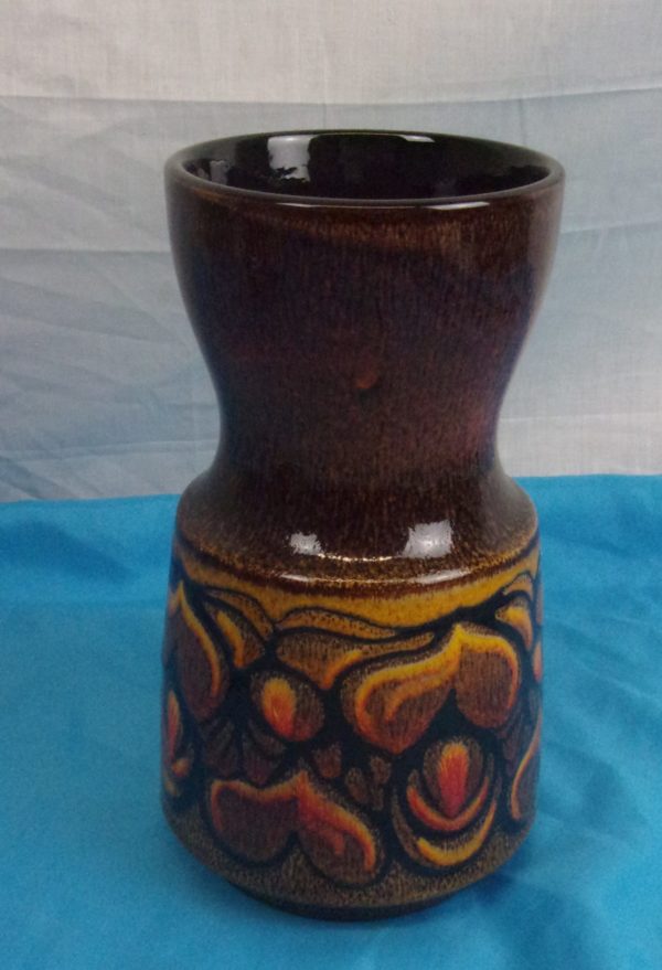 Circa 1970 Poole Pottery Vase In The Aegean Pattern - Sally Antiques
