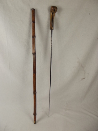 bamboo sword cane