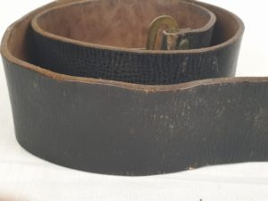 Spanish Model 1943 Army Belt And Buckle - Sally Antiques