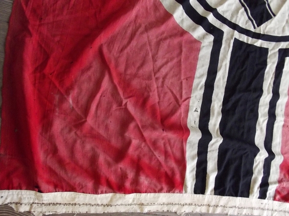 WW2 Nazi Naval Flag Captured In 1945 Flag - Sally Antiques