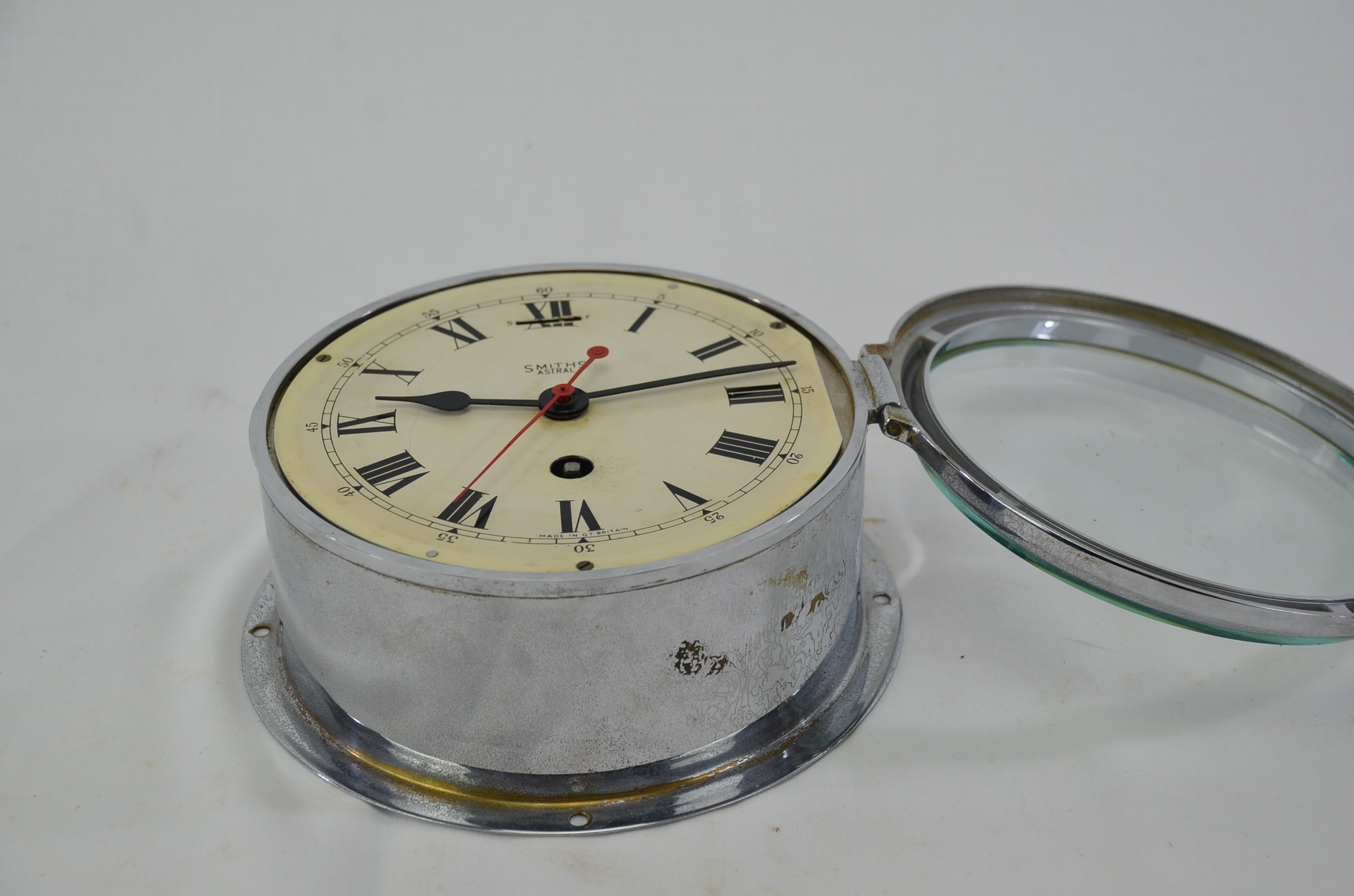 Smiths Astral Ship's Bulkhead Clock - Sally Antiques