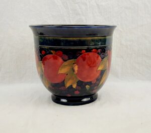 Large Circa 1930 William Moorcroft Pomegranate Jardiniere Planter Vase