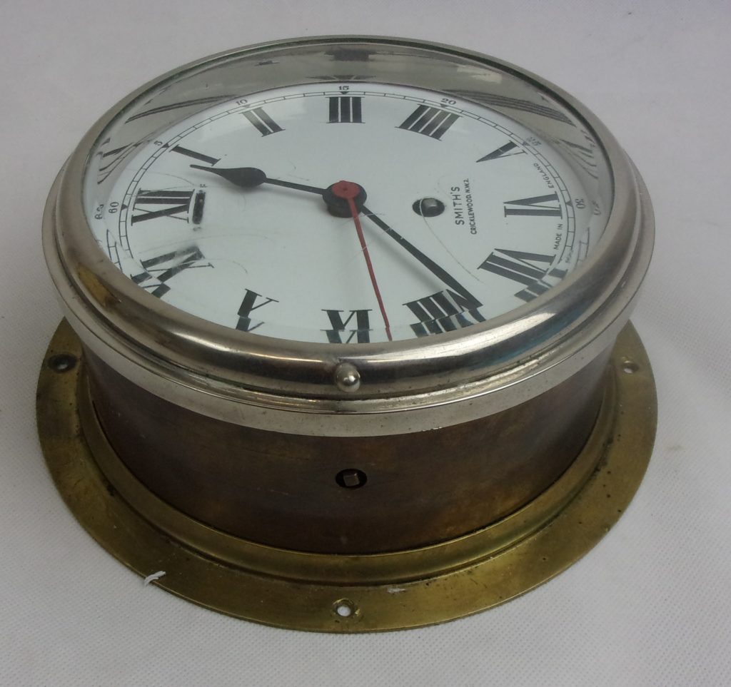 Smith's Ships Bulkhead Clock - Sally Antiques