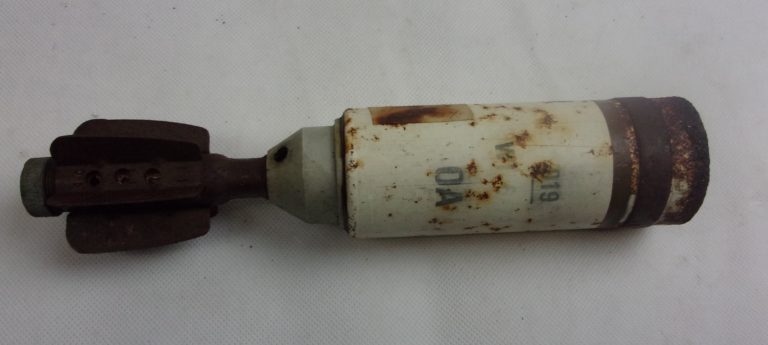 British Army Inert 2 Inch Mortar Illumination Shell Case #2 - Sally 