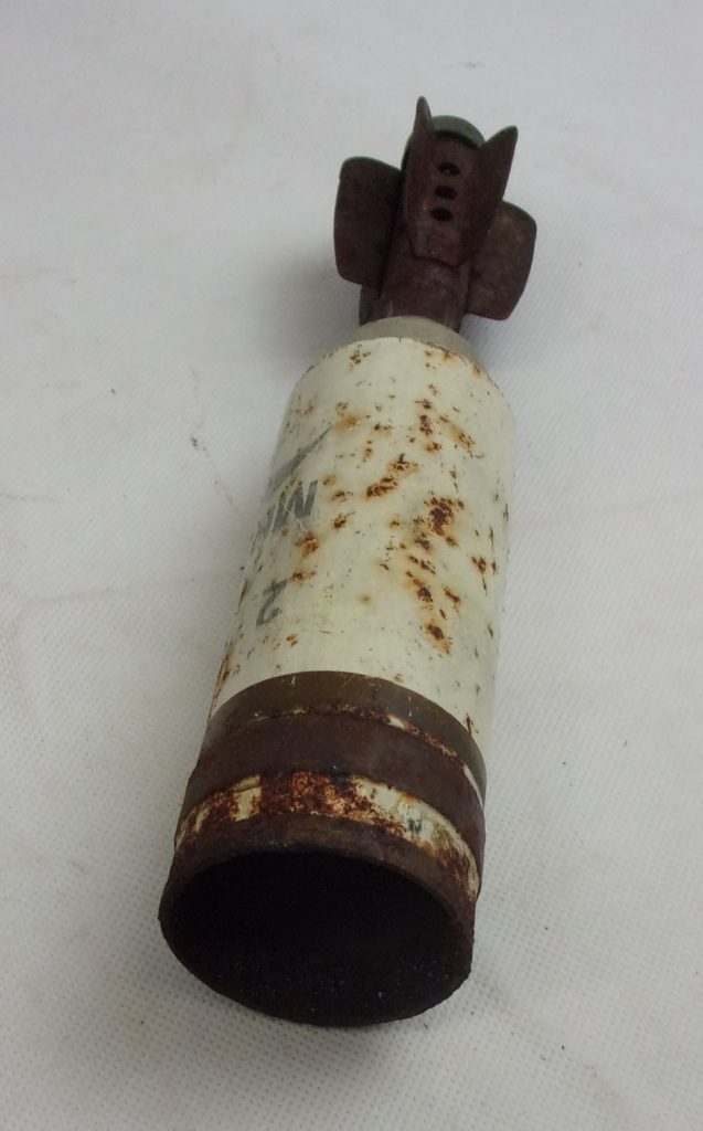 British Army Inert 2 Inch Mortar Illumination Shell Case #2 - Sally ...