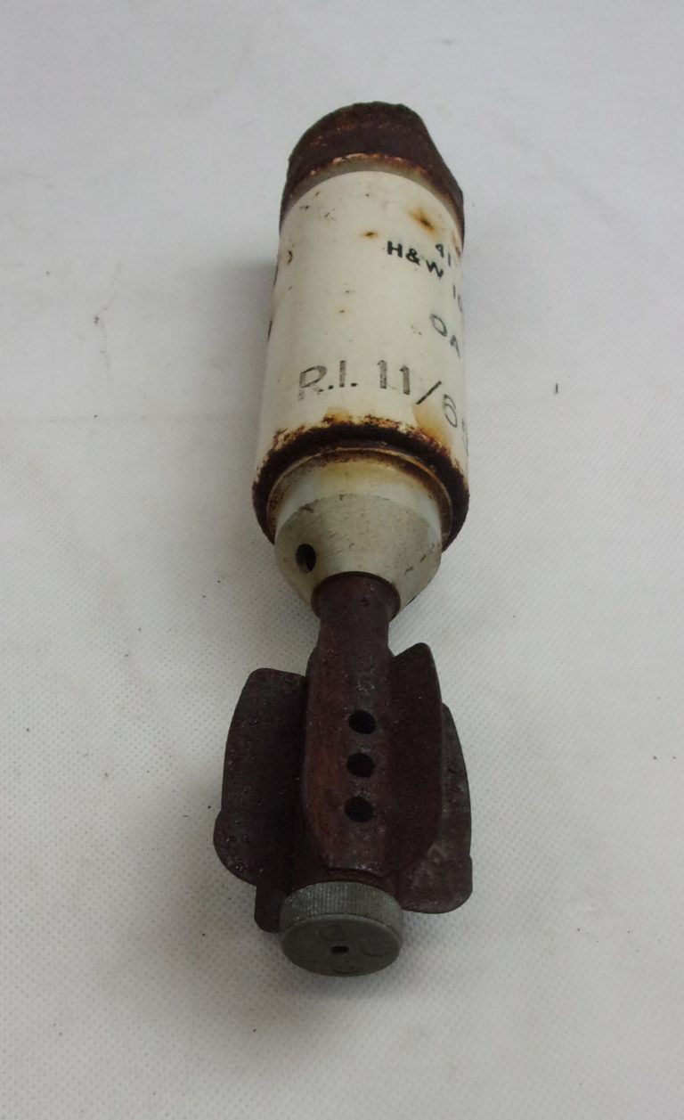 British Army Inert 2 Inch Mortar Illumination Shell Case #3 - Sally ...