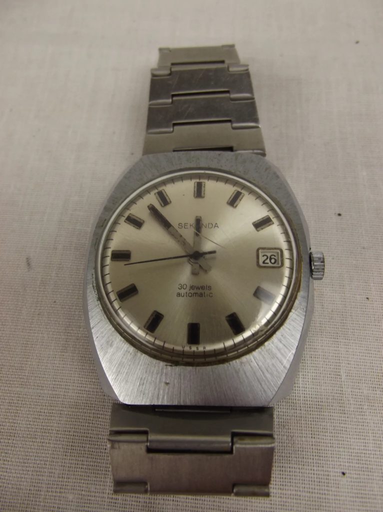 Gents 1970's 30 Jewel Sekonda Automatic Stainless Steel Watch - Sally ...