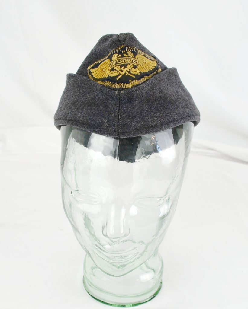 WW2 Nazi German Luftschutz Cap Dated 1941 - Sally Antiques