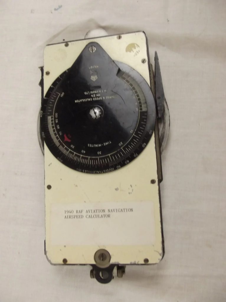 1940 RAF Aviation Navigation Course And Airspeed Calculator - Sally ...