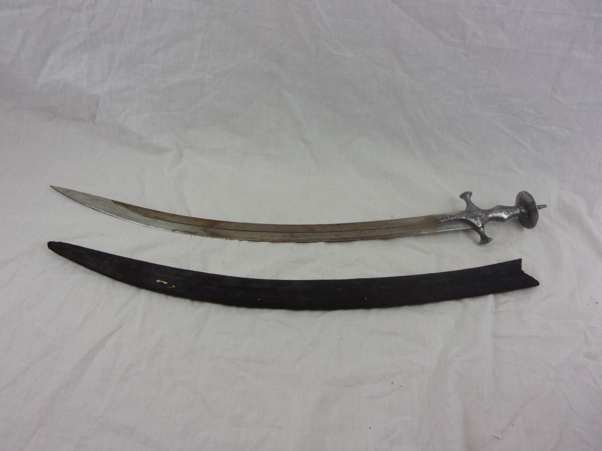 Indian 19th Century Tulwar Sword And Scabbard - Sally Antiques