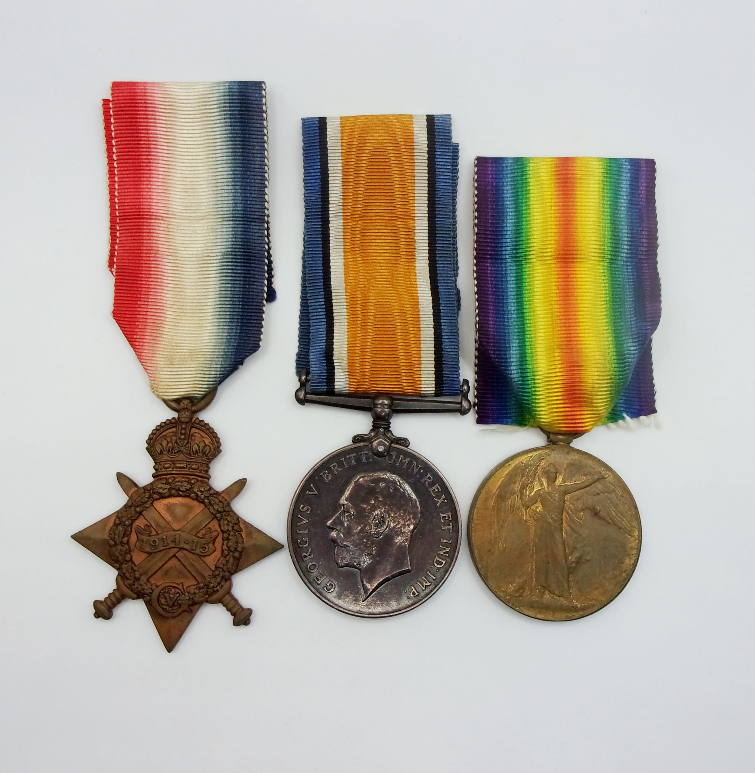 Ww1 1914 15 Medal Trio Cpl J Spencer Royal Engineers Sally Antiques