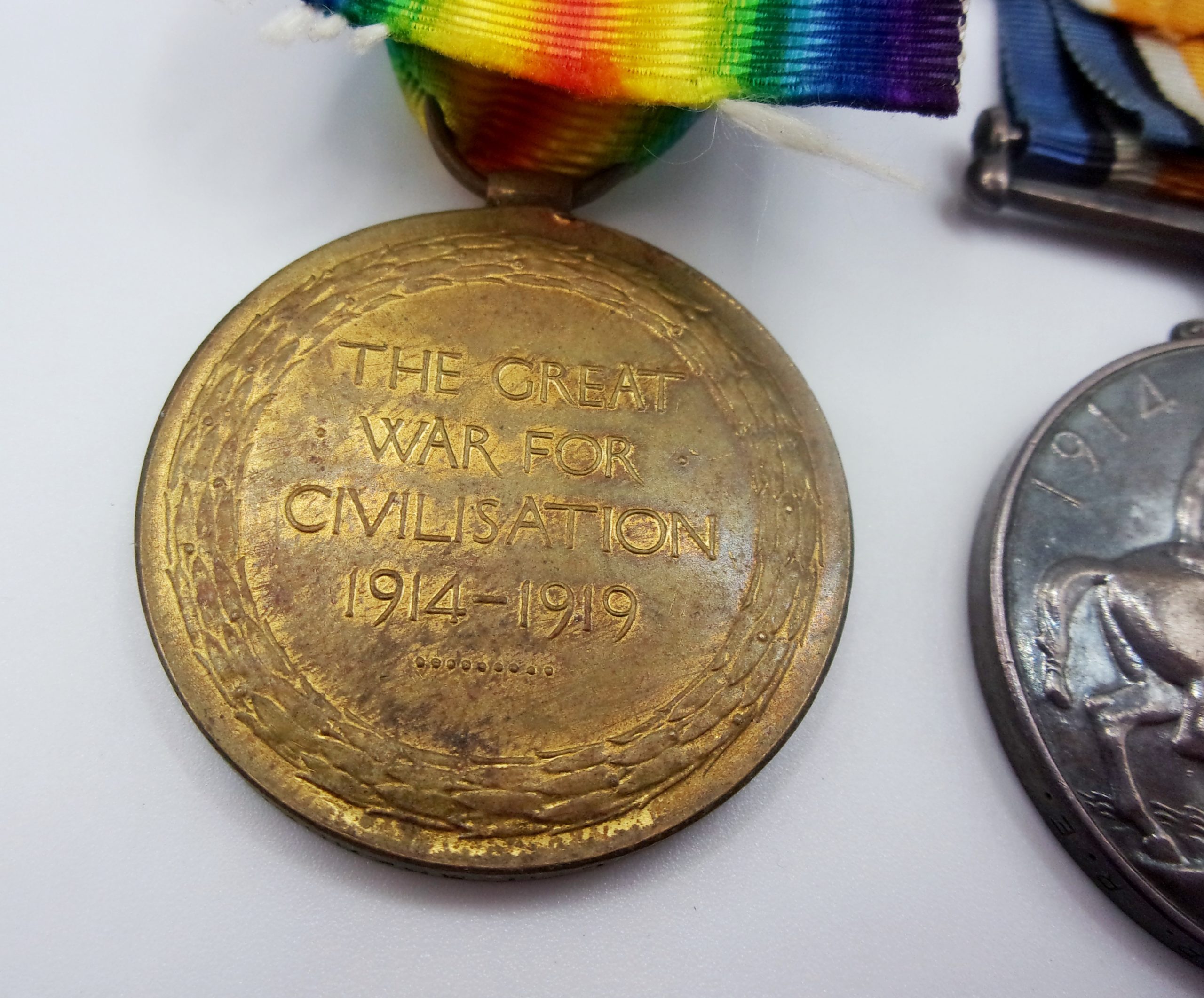 Ww1 1914 15 Medal Trio Cpl J Spencer Royal Engineers Sally Antiques