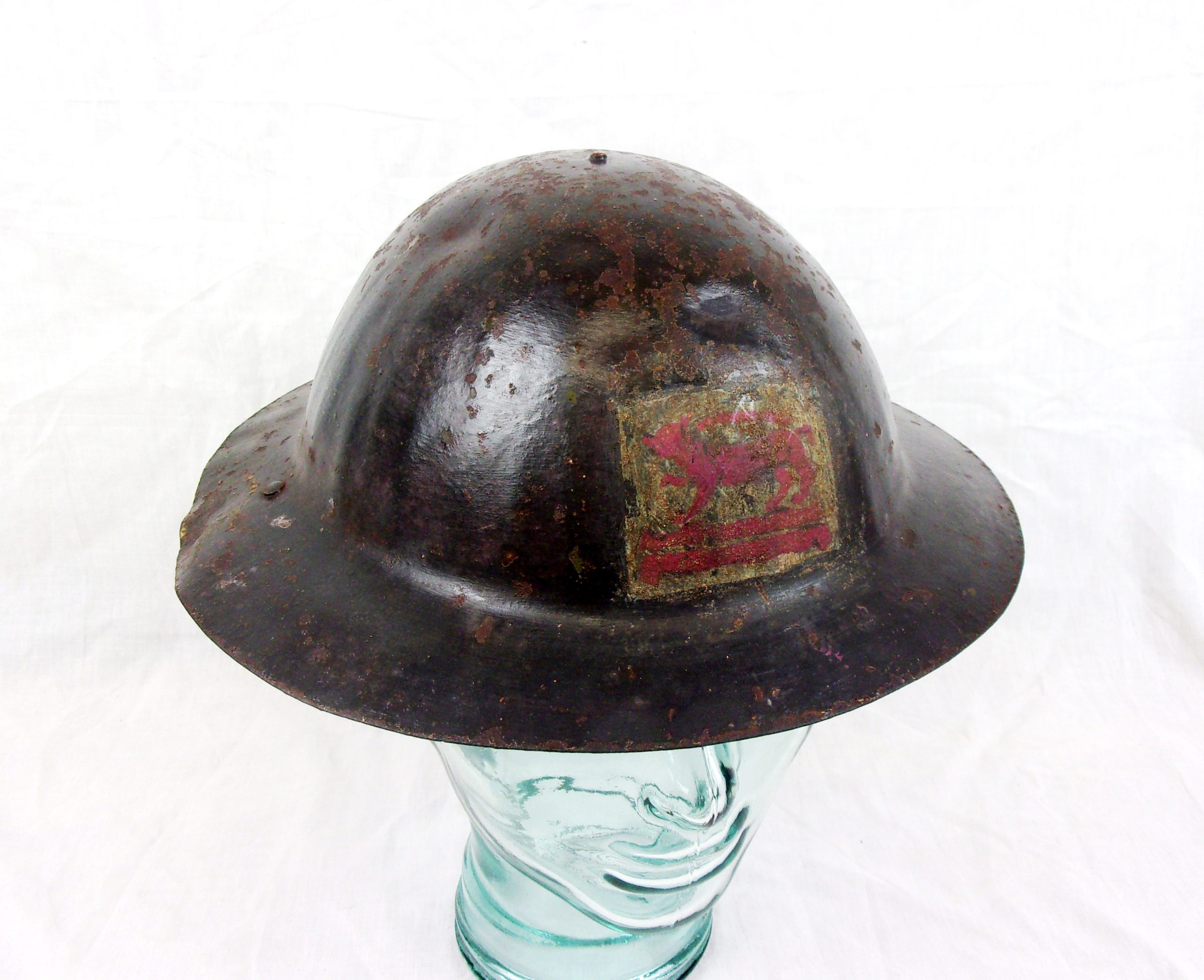 WW1 First Pattern Private Purchase Brodie Helmet To The Leicester