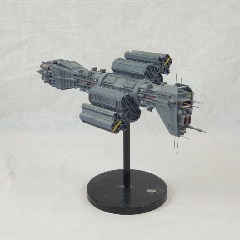 3D Printed Handbuilt And Painted Model Of The Babylon 5 Agamemnon Omega ...