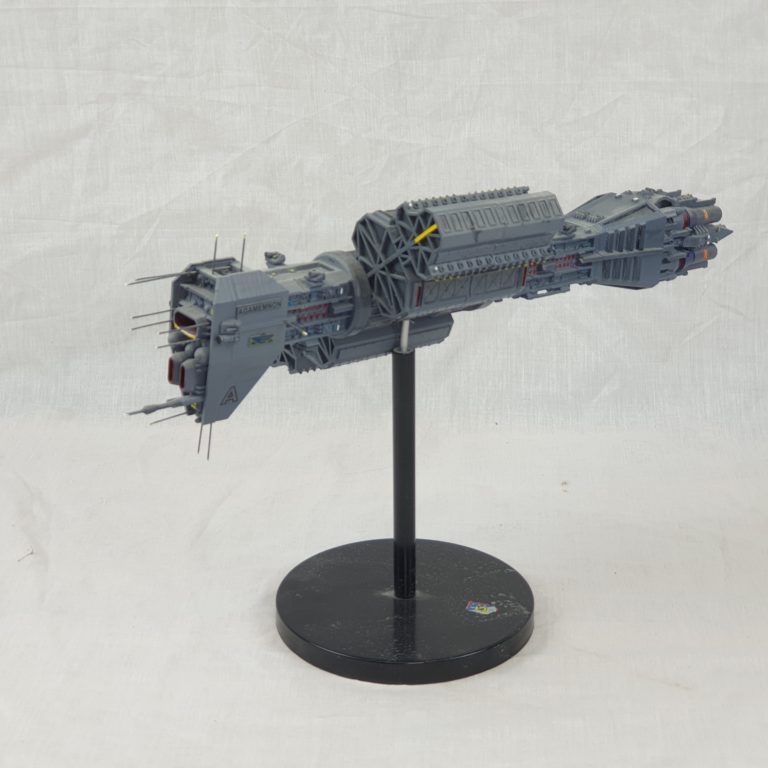 3D Printed Handbuilt And Painted Model Of The Babylon 5 Agamemnon Omega ...